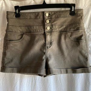 High Waisted Olive Green Tinseltown Shorts